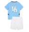 Manchester City Rodri Hernandez #16 Thuis tenue Kids 2024-25 Korte Mouwen (+ broek)