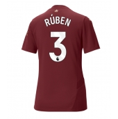 Manchester City Ruben Dias #3 Derde tenue Dames 2024-25 Korte Mouwen