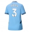 Manchester City Ruben Dias #3 Thuis tenue Dames 2024-25 Korte Mouwen