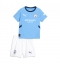 Manchester City Thuis tenue Kids 2024-25 Korte Mouwen (+ broek)