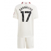 Manchester United Alejandro Garnacho #17 Derde tenue Kids 2023-24 Korte Mouwen (+ broek)