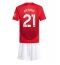 Manchester United Antony #21 Thuis tenue Kids 2024-25 Korte Mouwen (+ broek)