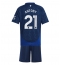 Manchester United Antony #21 Uit tenue Kids 2024-25 Korte Mouwen (+ broek)