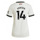 Manchester United Christian Eriksen #14 Derde tenue Dames 2024-25 Korte Mouwen