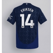 Manchester United Christian Eriksen #14 Uit tenue 2024-25 Korte Mouwen