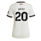 Manchester United Diogo Dalot #20 Derde tenue Dames 2024-25 Korte Mouwen