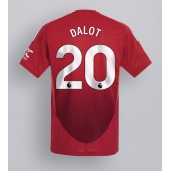 Manchester United Diogo Dalot #20 Thuis tenue 2024-25 Korte Mouwen