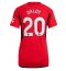 Manchester United Diogo Dalot #20 Thuis tenue Dames 2023-24 Korte Mouwen