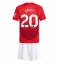 Manchester United Diogo Dalot #20 Thuis tenue Kids 2024-25 Korte Mouwen (+ broek)