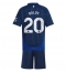 Manchester United Diogo Dalot #20 Uit tenue Kids 2024-25 Korte Mouwen (+ broek)