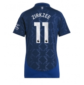 Manchester United Joshua Zirkzee #11 Uit tenue Dames 2024-25 Korte Mouwen