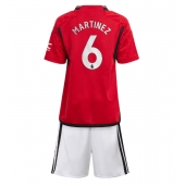 Manchester United Lisandro Martinez #6 Thuis tenue Kids 2023-24 Korte Mouwen (+ broek)