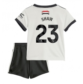 Manchester United Luke Shaw #23 Derde tenue Kids 2024-25 Korte Mouwen (+ broek)