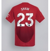 Manchester United Luke Shaw #23 Thuis tenue 2024-25 Korte Mouwen