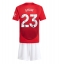 Manchester United Luke Shaw #23 Thuis tenue Kids 2024-25 Korte Mouwen (+ broek)