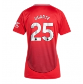 Manchester United Manuel Ugarte #25 Thuis tenue Dames 2024-25 Korte Mouwen