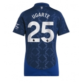 Manchester United Manuel Ugarte #25 Uit tenue Dames 2024-25 Korte Mouwen