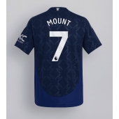 Manchester United Mason Mount #7 Uit tenue 2024-25 Korte Mouwen