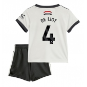 Manchester United Matthijs de Ligt #4 Derde tenue Kids 2024-25 Korte Mouwen (+ broek)