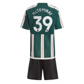 Manchester United Scott McTominay #39 Uit tenue Kids 2023-24 Korte Mouwen (+ broek)