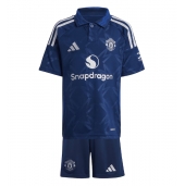 Manchester United Uit tenue Kids 2024-25 Korte Mouwen (+ broek)