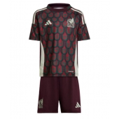 Mexico Thuis tenue Kids Copa America 2024 Korte Mouwen (+ broek)