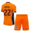 Nederland Denzel Dumfries #22 Thuis tenue Kids EK 2024 Korte Mouwen (+ broek)