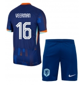 Nederland Joey Veerman #16 Uit tenue Kids EK 2024 Korte Mouwen (+ broek)