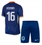 Nederland Joey Veerman #16 Uit tenue Kids EK 2024 Korte Mouwen (+ broek)