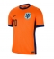 Nederland Memphis Depay #10 Thuis tenue EK 2024 Korte Mouwen