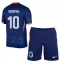 Nederland Memphis Depay #10 Uit tenue Kids EK 2024 Korte Mouwen (+ broek)