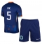 Nederland Nathan Ake #5 Uit tenue Kids EK 2024 Korte Mouwen (+ broek)