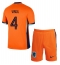 Nederland Virgil van Dijk #4 Thuis tenue Kids EK 2024 Korte Mouwen (+ broek)