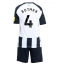 Newcastle United Sven Botman #4 Thuis tenue Kids 2024-25 Korte Mouwen (+ broek)