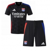 Olympique Lyonnais Uit tenue Kids 2024-25 Korte Mouwen (+ broek)