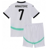 Oostenrijk Marko Arnautovic #7 Uit tenue Kids EK 2024 Korte Mouwen (+ broek)