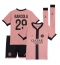 Paris Saint-Germain Bradley Barcola #29 Derde tenue Kids 2024-25 Korte Mouwen (+ broek)