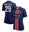 Paris Saint-Germain Bradley Barcola #29 Thuis tenue Dames 2024-25 Korte Mouwen