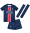 Paris Saint-Germain Bradley Barcola #29 Thuis tenue Kids 2024-25 Korte Mouwen (+ broek)