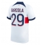 Paris Saint-Germain Bradley Barcola #29 Uit tenue 2023-24 Korte Mouwen