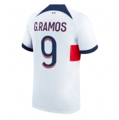 Paris Saint-Germain Goncalo Ramos #9 Uit tenue 2023-24 Korte Mouwen