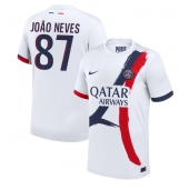 Paris Saint-Germain Joao Neves #87 Uit tenue 2024-25 Korte Mouwen