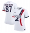 Paris Saint-Germain Joao Neves #87 Uit tenue Dames 2024-25 Korte Mouwen