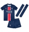 Paris Saint-Germain Manuel Ugarte #4 Thuis tenue Kids 2024-25 Korte Mouwen (+ broek)