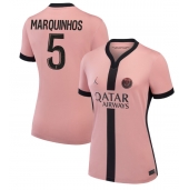 Paris Saint-Germain Marquinhos #5 Derde tenue Dames 2024-25 Korte Mouwen