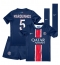 Paris Saint-Germain Marquinhos #5 Thuis tenue Kids 2024-25 Korte Mouwen (+ broek)