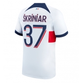 Paris Saint-Germain Milan Skriniar #37 Uit tenue 2023-24 Korte Mouwen