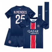 Paris Saint-Germain Nuno Mendes #25 Thuis tenue Kids 2024-25 Korte Mouwen (+ broek)