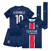 Paris Saint-Germain Ousmane Dembele #10 Thuis tenue Kids 2024-25 Korte Mouwen (+ broek)