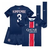 Paris Saint-Germain Presnel Kimpembe #3 Thuis tenue Kids 2024-25 Korte Mouwen (+ broek)